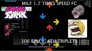 Friday Night Funkin (Etterna): M.I.L.F 1.7 Times Speed Full Combo (PERFECT)