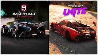 Asphalt 9 Legends vs Asphalt Legends Unite - Side By Side Full Comparison [ Android ]