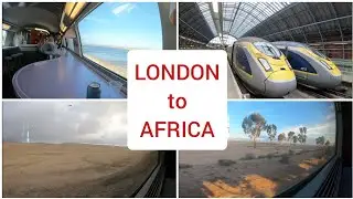 London to Africa by train, First Class 4K