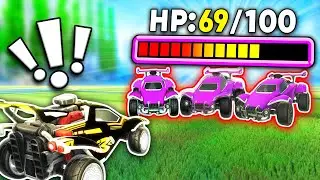 Rocket League, but the other team is a RAID BOSS