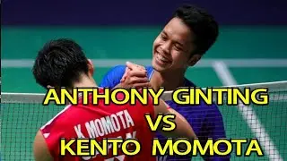 RAJA TIPU MAKIN MENJADI JADI - ANTHONY SINISUKA GINTING VS KENTO MOMOTA