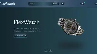 Responsive Modern Ecommerce Watch Website HTML CSS JavaScript - PART 3