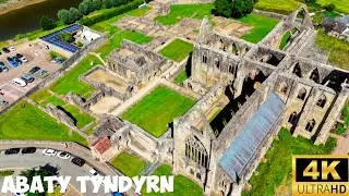 Tintern Abbey Ruins Drone Footage