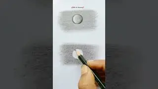 How to draw 3D water drop / easy 3D water drop pencil sketch 