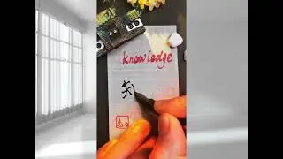 How to write 知识 - KNOWLEDGE  😊|HSK1 (HSK3.0)