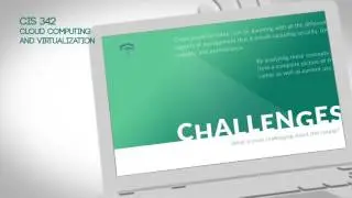 CIS 342 - Cloud Computing and Virtualization