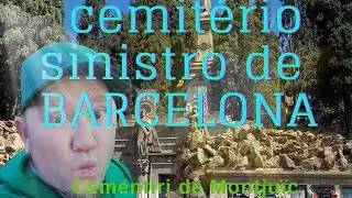 Visitando Cemitério Barcelona!!! mas grandes que uma cidade 🇪🇸