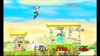 BCA Project M - Free For All - Marth (Femme), Zelda(Jash!), Ness(Oren) and Samus(Sanic)