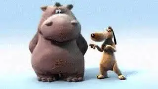 Hippo and dog - numa numa (O-zone)