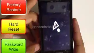 Hard Reset Factory Restore Password Wipe Motorola Droid X MB810 Verizon How to Tutorial