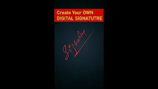 Make Your Signature Digital With Photoshop! #shorts #youtubeshorts
