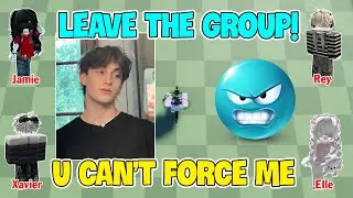 TEXT To Speech Emoji Groupchat Conversations | He Hates Me Just Because I'm More Handsome Than Him