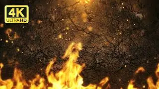 Epic Metal Fire ~ Cinematic Burning Overlay [Free No Copyright]
