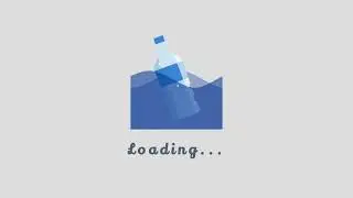 Floating Bottle Loader | free source code | Creative HTML CSS Loading Animation | 