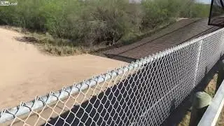 What Jim Acosta didn't show you The Wall