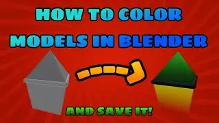 How to COLOR MODELS IN BLENDER and save it to ROBLOX