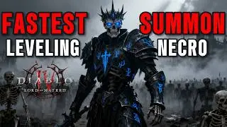 FASTEST S13 Leveling Build! Summon Necro Day 1 Guide | Diablo 4 Lord of Hatred SKULM
