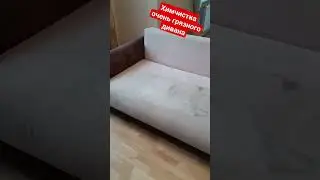 Химчистка очень грязного дивана| из ФЛОКа 
