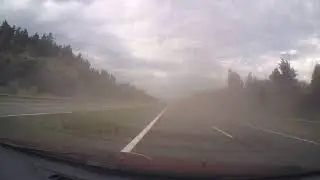 Лопнуло колесо на трассе