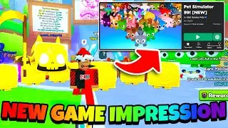 Pet Simulator 99 FIRST REACTION - BEST GAME!