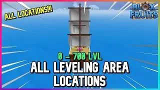 All leveling area locations in Blox Fruits - The Old World(0-700 lvl)!!!