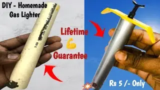 DIY Gas lighter making at home | Lighter Easy making | Gas lighter 100% working life time