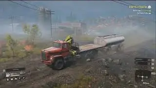 Narik Trailer Bahan Bakar - SnowRunner