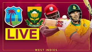🔴 LIVE | West Indies v South Africa | 3rd T20I