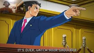 Me reacting to video game rap battles Professor Layton vs. Phoenix Wright