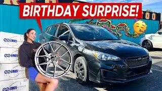 Surprising My Girlfriend with NEW WHEELS!!