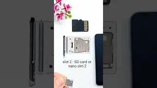Samsung A55 How to insert sim and  memory card