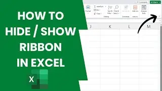 How to hide or show ribbon in 
