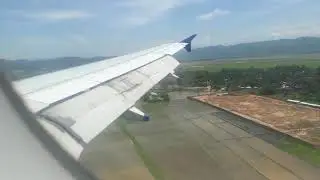 Flight Landing Guwahati airport