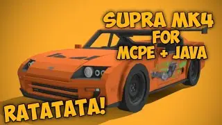 Toyota Supra MK4 Mod/Addon For Minecraft Pocket Edition 1.19+ | #supra #minecraft