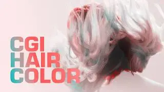 CGI Hair Color Transition — Houdini & Redshift