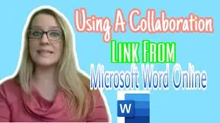 Using a collaboration link from Microsoft Word Online