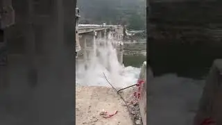 Demolition of the bridge