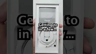 Google Pixel 7 Pro Unboxing! (Obsidian Black) (YouTube #Shorts)