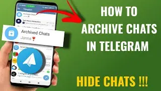 How To Archive Chats In Telegram | Hide Telegram Chats | English