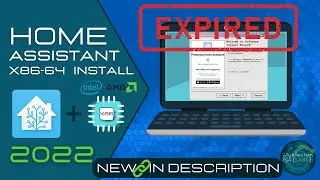 Install Home Assistant On A Laptop (Intel or AMD) Using Generic x86 Image, No Raspberry Pi Required