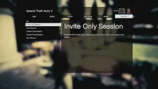 GTA Online - How To Make An Invite Only or Solo Lobby