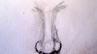 gerçekçi ve basit burun çizimi - Realistic and basic nose drawing tutorial - Blanchefleur Art