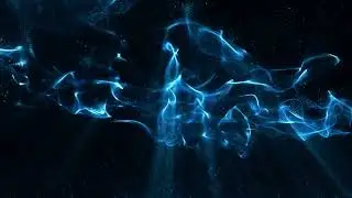4K Moving Blue Whaves Motion Background | VFX FOOTAGE