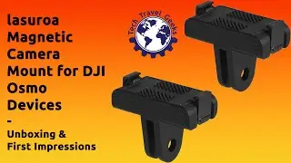 lasuroa Magnetic Camera Mount for DJI Osmo Devices (Action 5 Pro & Osmo 360) - Unboxing 