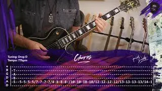 25 - The Pretty Reckless // Guitar Lesson & Cover, Instrumental, Tabs