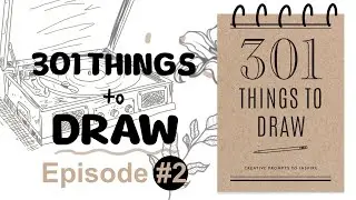 brush pen DISASTER! // 301 things to draw // EPISODE 2