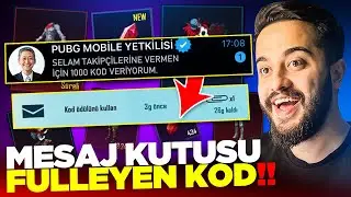 OHA! 1000 TANE MESAJ KUTUSU FULLEYEN ÖZEL KOD GELDİ! (BEDAVA) PUBG Mobile