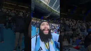 El recibimiento del Clásico de Avellaneda en el Cilindro de Racing Club #avellaneda #racingclub