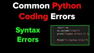 Common Errors Syntax