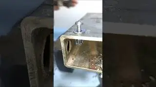 Really Practical Technique for Installing Steel Rivet nuts without special tools 